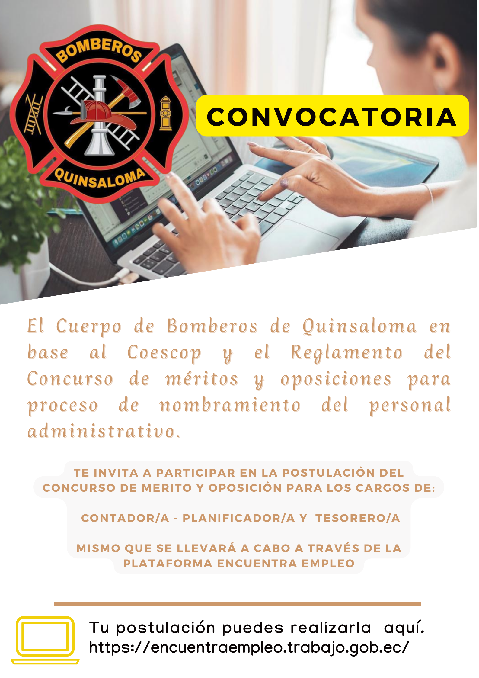 CONCURSOS DE MÉRITOS Y OPOSICIÓN BOMBEROS QUINSALOMA CONCURSOS DE MÉRITOS Y OPOSICIÓN BOMBEROS QUINSALOMA